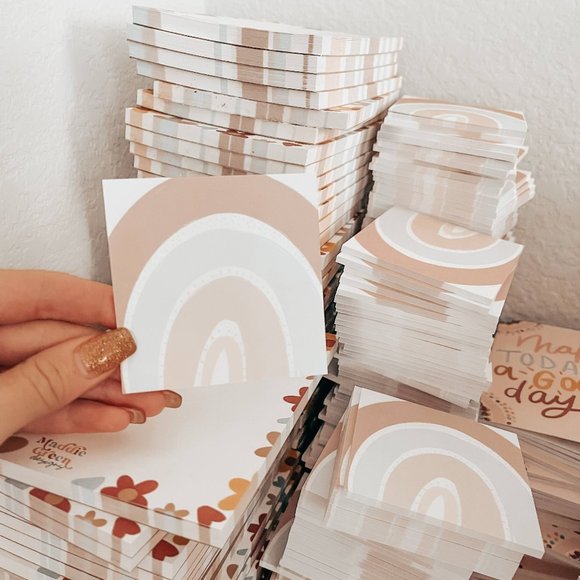 maddie green Other - 3X3 Rainbow Sticky Notes ( 1 pack )